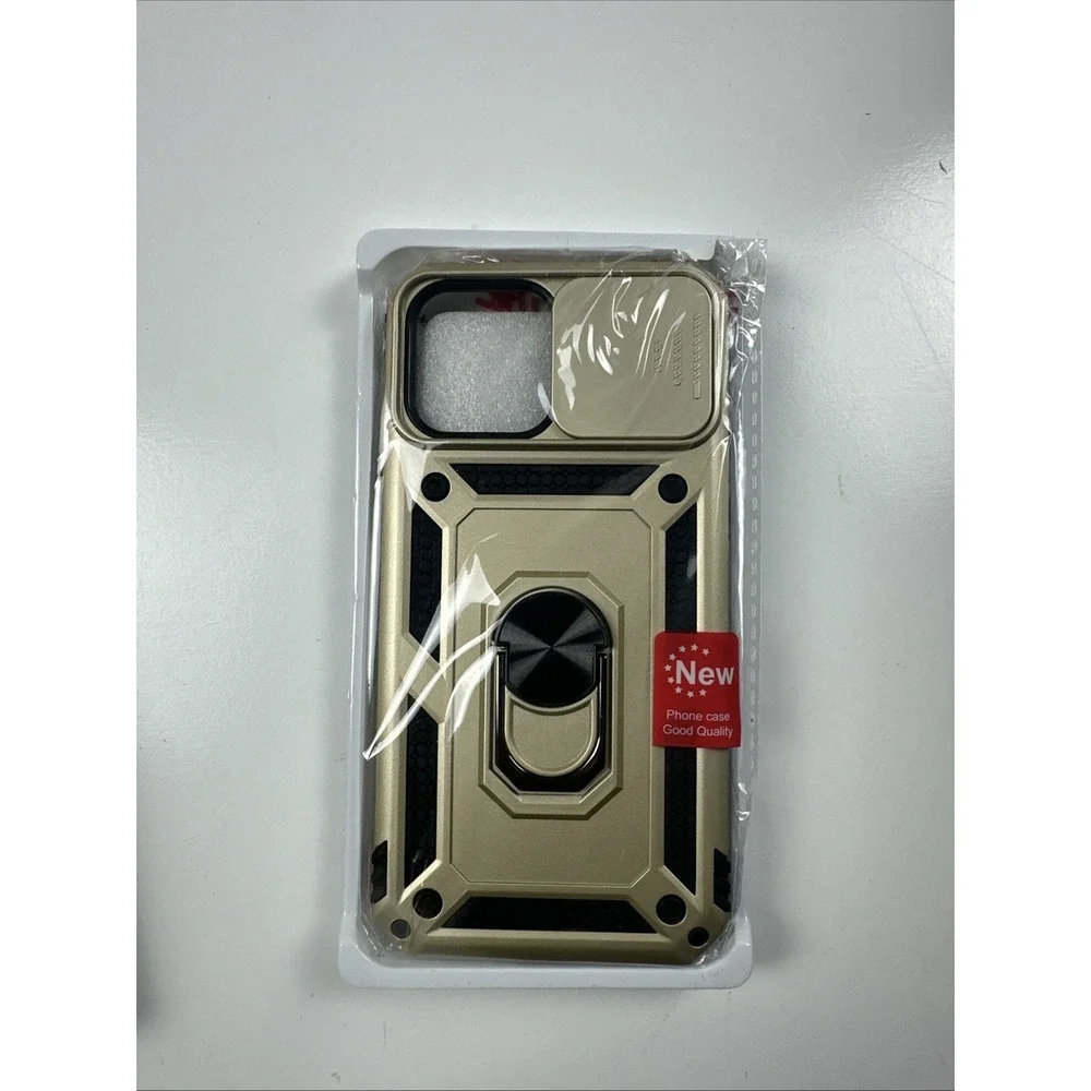 Iphone 13 Pro Max Phone Case +2 Screen Protectors Color Golden